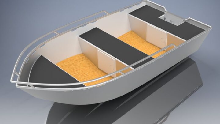 10 FOOT (3,05M) ALUMINUM UTILITY SKIFF PLANS