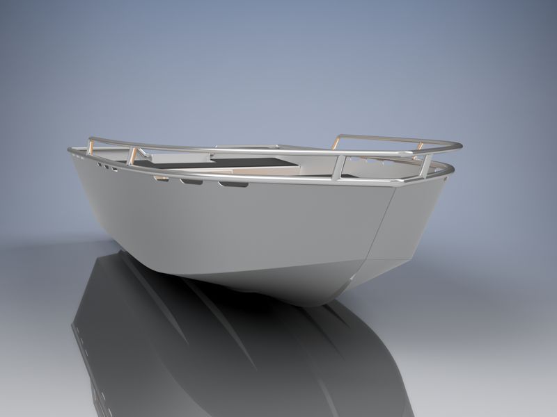 10 Foot (3,0m) Aluminum Utility Skiff Plans