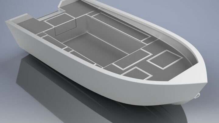 13 Foot (3.95m) Aluminum Utility Skiff Plans