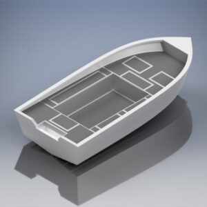 13 FOOT (3,95M) ALUMINUM UTILITY SKIFF PLANS
