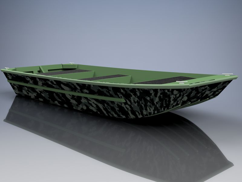 14 Foot (4,27m) Aluminum Jon Boat Plans