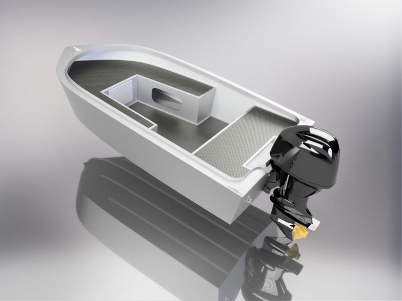11 FOOT (3.45m) ALUMINUM UTILITY SKIFF PLANS