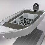 11 FOOT (3.45m) ALUMINUM UTILITY SKIFF PLANS - OPEN VERSION