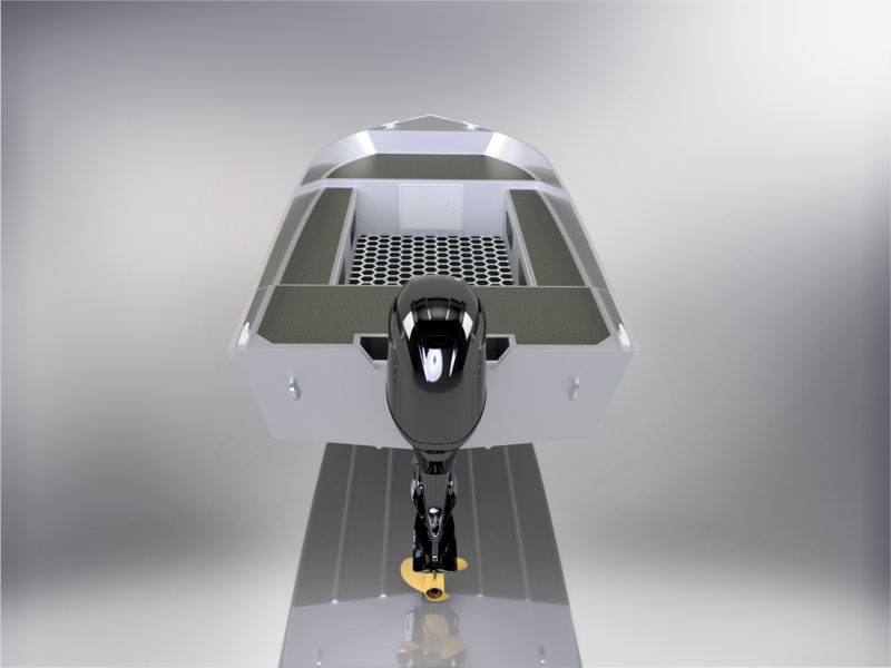 11 FOOT (3.45m) ALUMINUM UTILITY SKIFF PLANS - OPEN VERSION