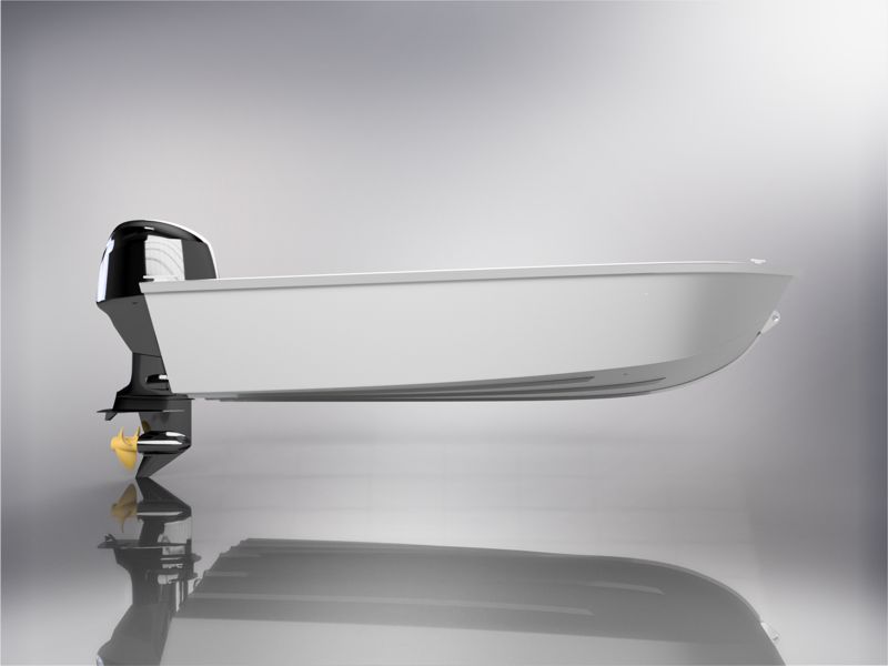 11 FOOT (3.45m) ALUMINUM UTILITY SKIFF PLANS - OPEN VERSION