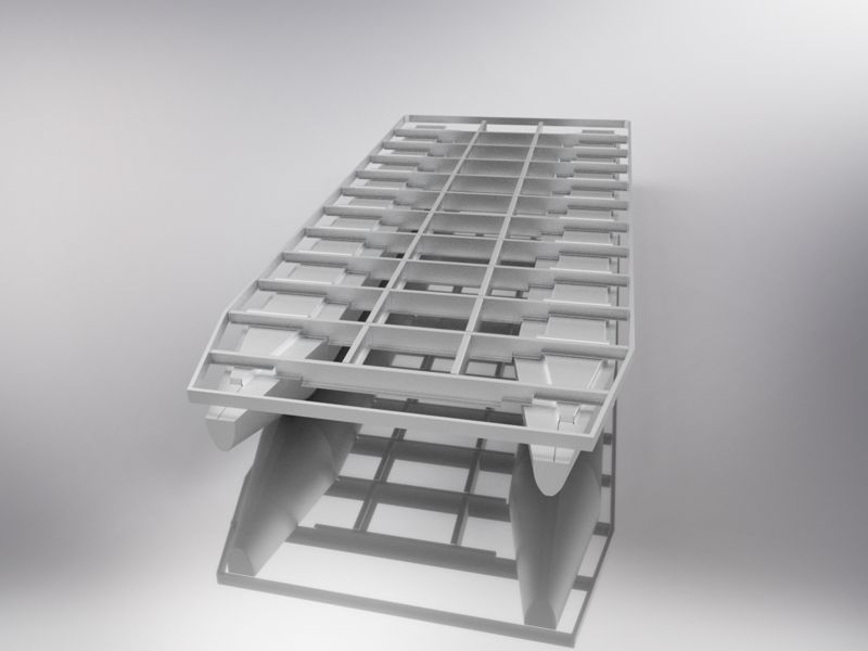 Aluminum Boat House Float U type