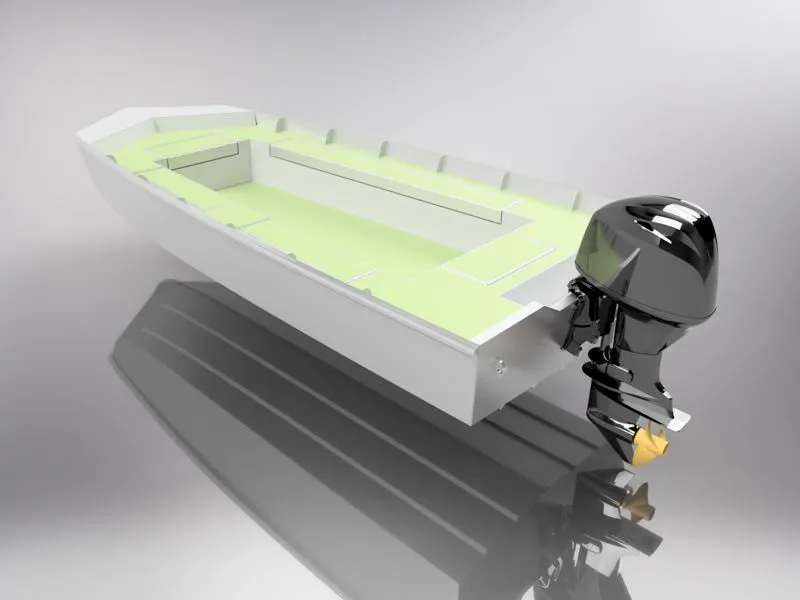 17 Foot (5.2m) Aluminum Jon Boat Plans