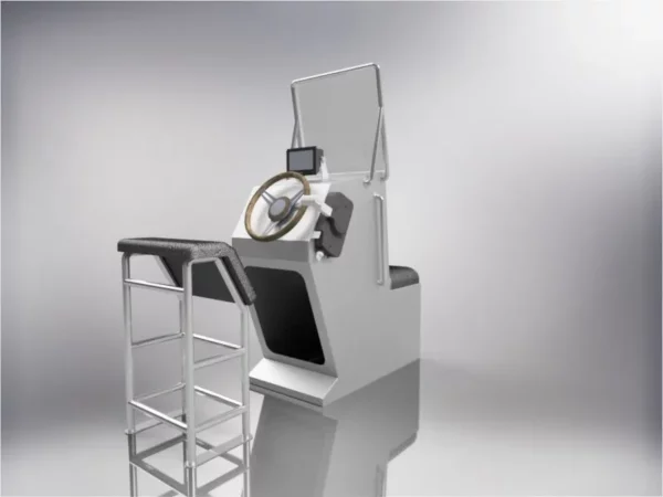 Medium Aluminum Center Console Plans with front seat