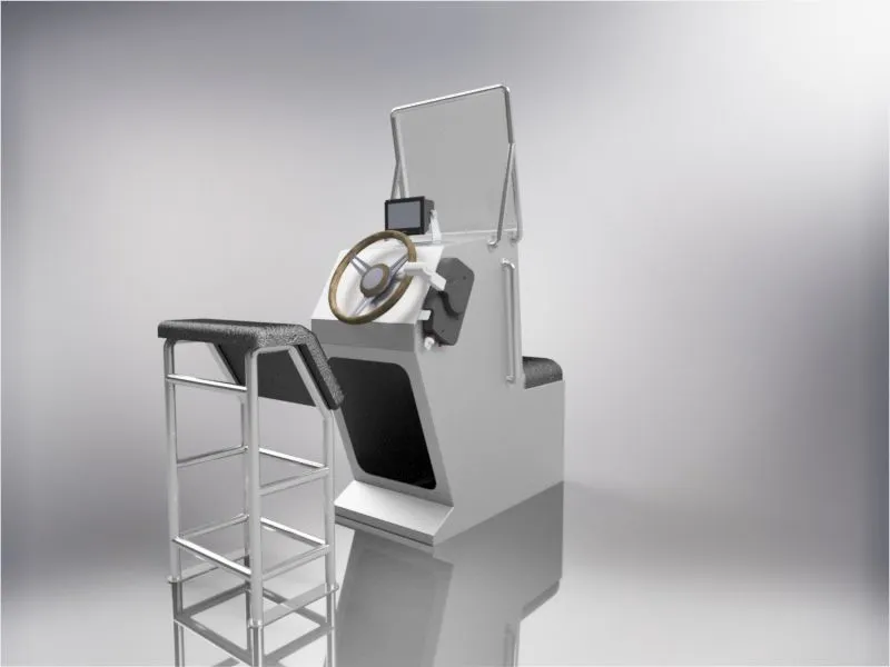 Medium Aluminum Center Console Plans with front seat