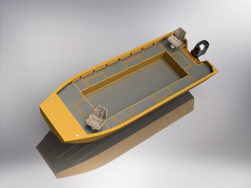 2070 Aluminum Jon Boat Plans