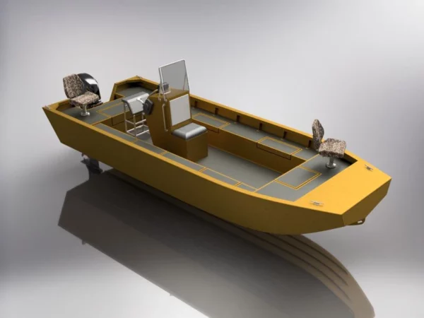 2070 Aluminum Jon Boat Plans with Console